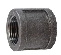 1-1/4 BLACK MALLEABLE IRON PIPE BANDED COUPLING